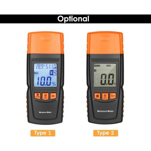 KKmoon Digital Wood Moisture Meter Firewood Water Content Analyzer Humidity Tester 4 Tree Species for Woodworking Lumber Timber