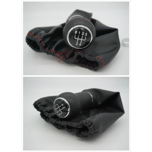 For Seat Arosa 1997 1998 1999 2000 2001 2002 2003 New 5 Speed Car Gear Shift Knob With Leather Boot