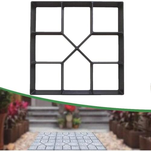 Garden Pavement Mold Garden Walk Pavement Concrete Mould DIY Manually Paving Cement Brick Stone Road garden decoration outdoor