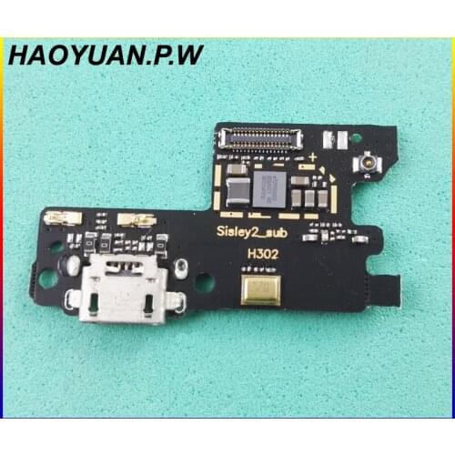 HAOYUAN.P.W USB Dock Charging Port Microphone Connector Flex Cable Board for Lenovo Vibe S1 S1c50 S1a40 Fast Shipping