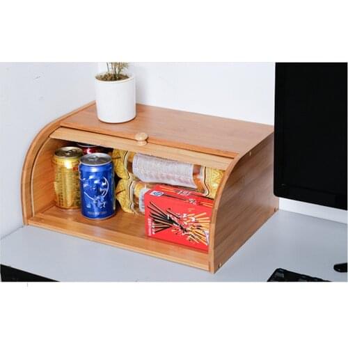 Roll Top Bread Bin Bread Box Kitchen Storage Food Loaf