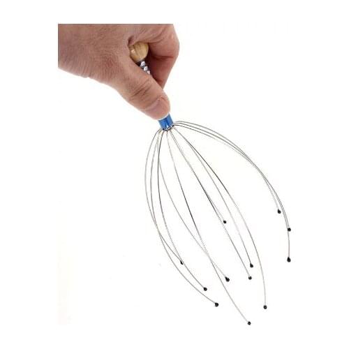 1PC Head Massager Neck Massage Octopus Scalp Stress Relax Spa Head Massager Massage Head Or Points On Body Head Health Care Tool