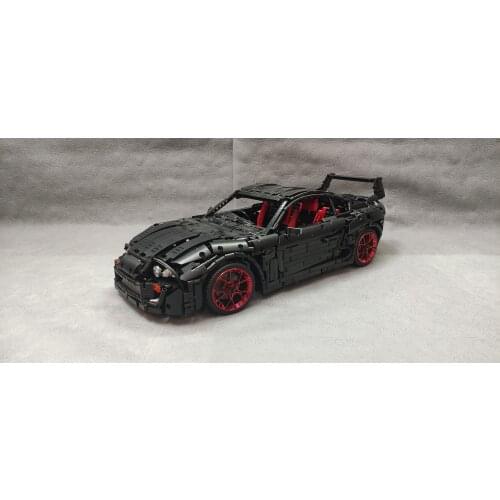 New technology building block supra MK4 super sports car DIY assembly boy toy gift model education moc-62982