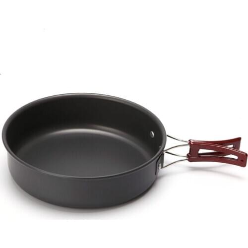 Outdoor Pot Camp picnic frying pan portable single cookware camping aluminum utensils nonstick campismo cauldron camp kitchen