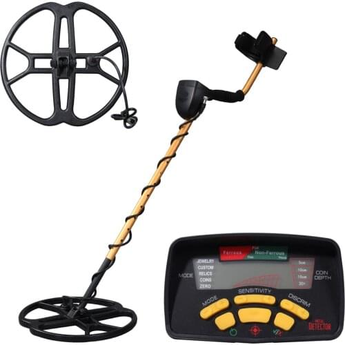 Professional Underground Metal Detector MD6350 with high sensitiviity12 inch search coil LCD treasure gold hunter Pinpointer