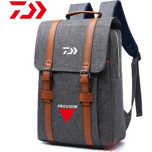 Daiwa Fishing Backpack Men Women Simple Travel Backpack Outdoor Sports Mountain Breathable Wear-resistant Waterproof Fishing Bag