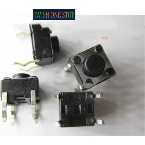 Skhhaja010 touch the micro key switch 6*6*4.3 4-pin straight plug