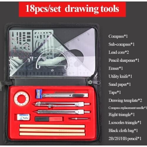 SP-260 Machinery Combination Plotter Drawing Compasses Set Architecture Engineering Professional Civil Engineering Drawing Tools