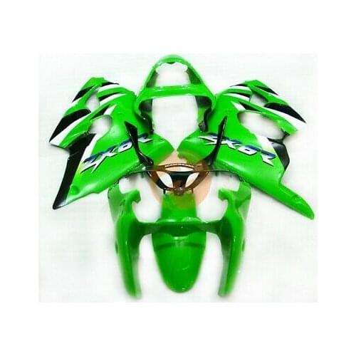 Wotefusi NEW ABS Bodywork Fairing Compatible to ZX-6R 00-02 01 2000 2001 2002 (5)
