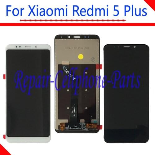 5.99 inch Full LCD display + Touch screen digitizer assembly Replacement parts For Xiaomi Redmi 5 Plus Redmi 5Plus Free Shipping