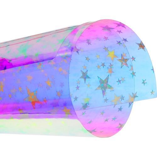 Free shipping 15x10.5cm 30x20cm 1PC Foil Resin Jewelry Stuff Star Rainbow Stickers Laser Film DIY Epoxy Silicone Mold Filling