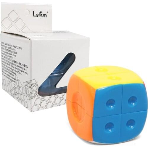 2x2x2 Mini Dice Smiling Face Magic Cube No Stickers Colorful Speed Cubes Toys For Kids Education Playing Kids Toys Cubo Puzzle