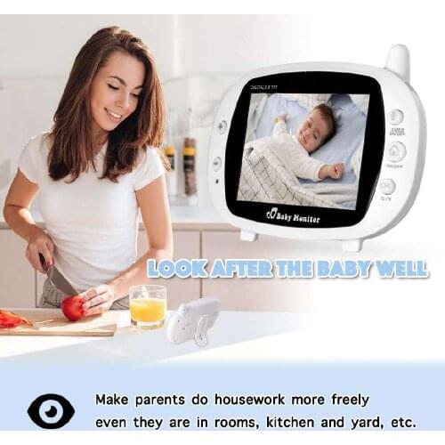 3.5 Inch Newborn Baby Infant Care Device Night Vision Monitor Device Baby Monitor