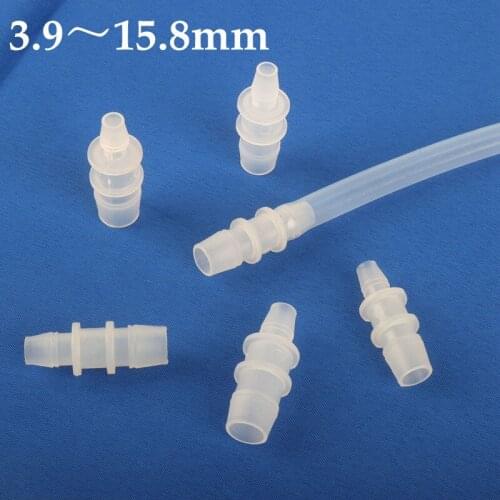 5~100pcs 3.9~15.8mm PP Plastic Unequal diameter Connector Aquarium Tank Adapter Water Pipe Fittings Air Pump Hose Pagoda Joints