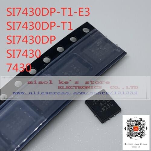[5pcs/1lot]100%New original; SI7430DP-T1-E3 SI7430DP-T1 SI7430DP SI7430 7430 - MOSFET N-Channel 150V 26A PPAK QFN8/SO-8