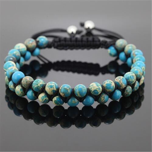5pcs Top quality natural 6mm regalite round stone beads women weaving bracelet charm men macrame bracelet