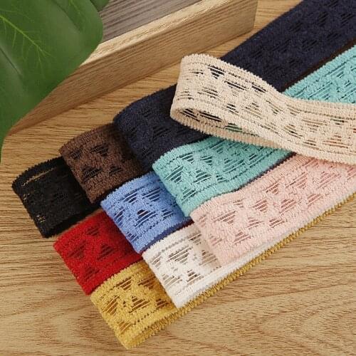 5yards Woolen Mesh Crochet Ribbon Diy Bow Hair Accessories Gift Box Bouquet Packaging Ribbons Clothing Sewing Material