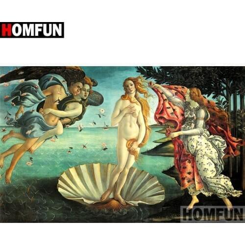 HOMFUN Full Square/Round Drill 5D DIY Diamond Painting "Character landscape" Embroidery Cross Stitch 3D Home Decor Gift A11903