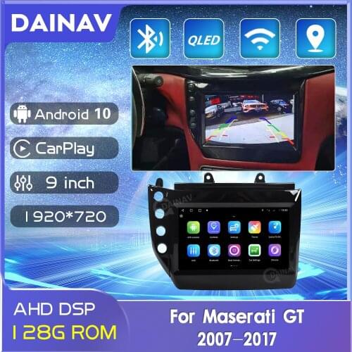 2 Din 128G Android Car Radio For Maserati GT 2007-2017 Car Autoradio GPS Navigation Multimedia Player Head Unit Tape Recorder