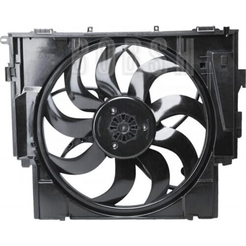 Car Water tank electronic radiator fan assembly b mwF10 engine cooling fan assembly electronic fan cooling air duct blower