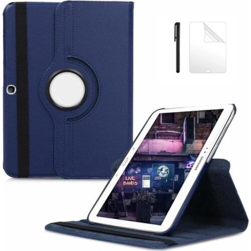 360 Degree Rotating Flip PU Leather Case For Samsung Galaxy Tab 3 10.1 inch P5200 P5220 P5210 GT-P5200 Tab3 10.1 Case