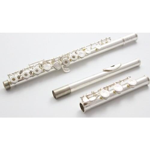 De Xin Flute 300 Series Silver Plated Intermediate Student Flutes 311 312 321 322 361 362 371 372 381 382 B Leg 17 Holes Open