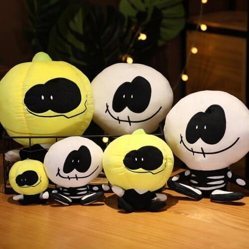 Hot Gaming Friday 10/20/30CM New Sale Plush Skeleton Pumpkin Children Super Soft Dolls For Kids Boys Birthday Gifts