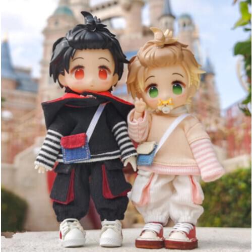 Anime Autumn suit hoodie hat OB11 Clothes costume For Figure doll clothing accessories MDZS cute limit cosplay cos gift