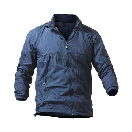 Army Military Jackets Men Summer Thin Waterproof Windbreaker Quick Dry Tactical Skin Jacket UPF 50+ Breathable Raincoat 4XL 5XL