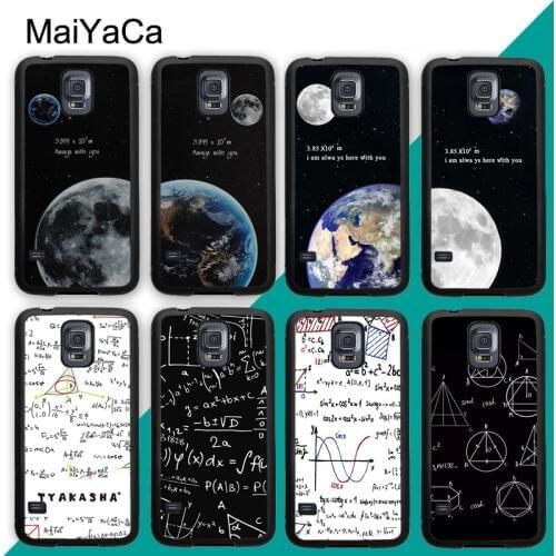 Math Love To the Moon and back Couple Case For Samsung A21S A20e A71 A51 A10 A40 A50 A70 Galaxy S20 Plus S10 S9 Note 20 Ultra