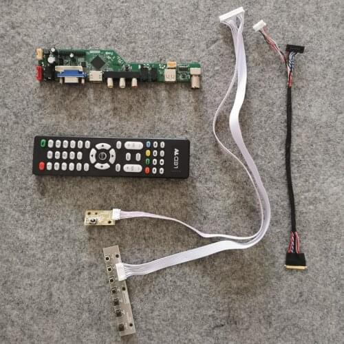 DIY kit control drive card WLED LVDS 40 Pin For LTN156AT26/LTN156AT27/LTN156AT29/LTN156AT30 display panel 1366*768 VGA+USB