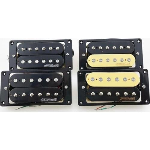 New Wilkinson Guitar Pickups Humbucker Electric Guitar Pickups Neck and Bridge 4C Zebra / Black set