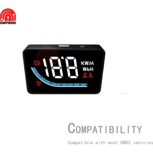 OBD2 OBDII HUD Head-Up Display Car-Styling Overspeed Warning Windshield Projector Alarm System Universal Auto Car Accessories