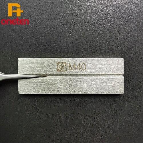 Amaoe M40 Steel Grindstone For Trimming Tweezers Grinding Blade Two Sides Forceps Restorer Repair Tools