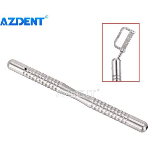 AZDENT Dental Orthodontic Interproximal Enamel Reduction Handle Hand Use for IPR System Stainless Steel