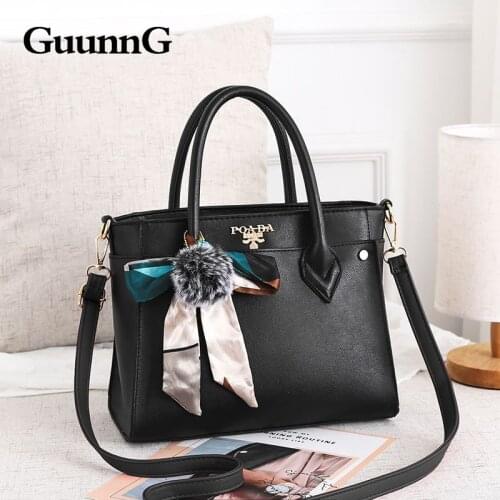 Handbags Women bag Pu Leather handbag pendant with Handbags Fashion Zipper Luxury Designer Ladies Hand bags DL0374