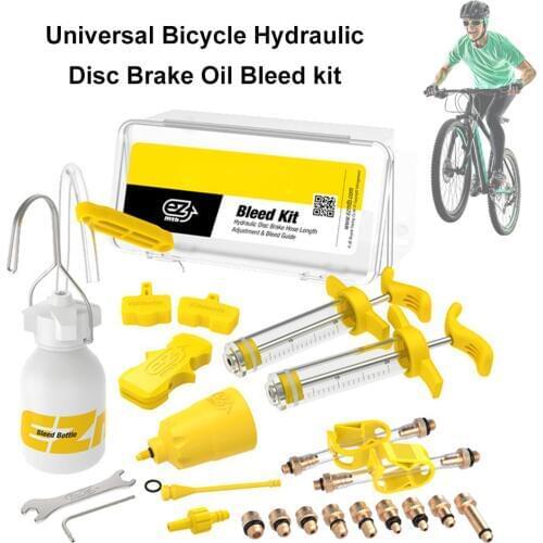 Universal Bicycle Bleed Kit Hydraulic Disc Brake Oil Tool Set For Shimano Magura Tektro Sram Mula Hayes Bike Brake Repair Tools