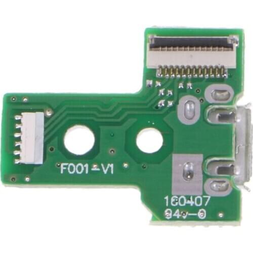USB Charging Port Board With 12 Pin Flex Cable For JDS-030 PS4 Controller Jy18 19 Dropship