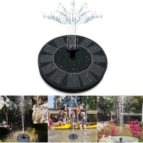 Solar Power Water Fountain Bird Bath Water Panel Fountain Pump Panel Fountain Pump Garden Pond Pool Water Fountain Dropshipping