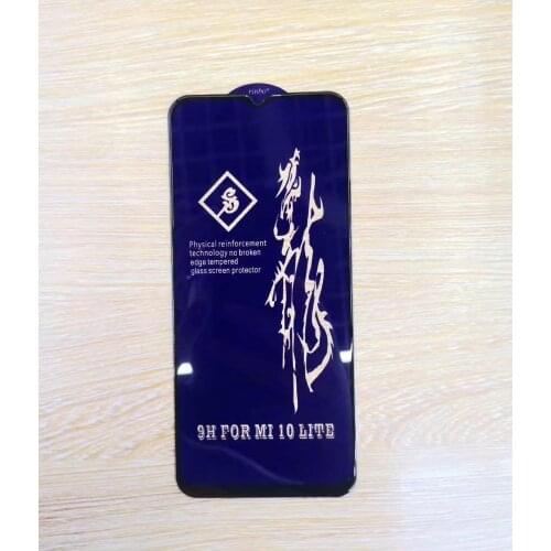 Bonaier 2pcs/lot Full Glue Tempered Glass Film For Xiaomi Poco X2 Poco F2 Pro Mi10 Lite and Free Gift