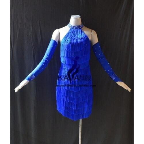KAKA-L1571,Women Dance Wear,Girls Fringe Latin Dress,Salsa Dress Tango Samba Rumba Chacha Dress,Dance Latin dress