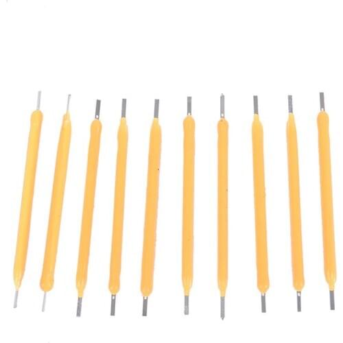 10Pcs/lot Warm White Lighting DIY Filament Bulb Candle Light Source COB Super Bright LED Candle Light Lamp Manual Supply