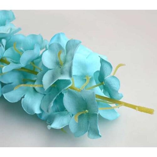 10 Pcs Rattan Strip Wisteria Artificial Flower Vine For Wedding DIY Craft Home Party Kids Room Decoration CLH@8