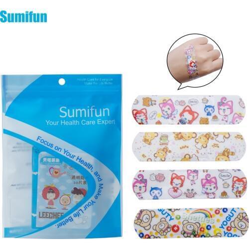 100pcs Waterproof Band-Aid with a Sterile Disposable First Aid Bandage Emergency Kit Hemostasis Sticker Adhesive Plaster C1201