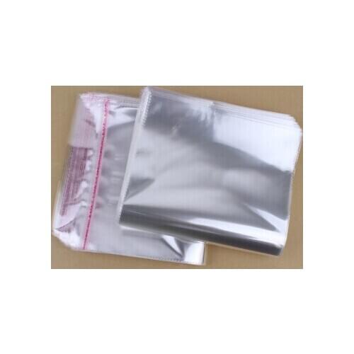 200pcs/ot 16*24cm Self Adhesive Seal OPP bag-dustproof plastic bag, all clear gift/jewelry packing pouch, transparent book sack