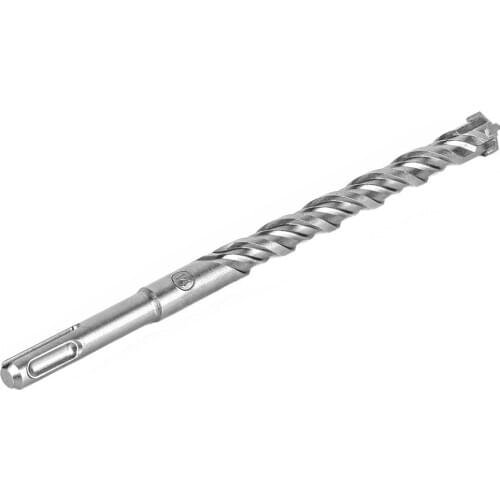 6/8/10/12/14/16mm Mini SDS Plus Crosshead Drill Bit 210mm Long Twist Spiral Drill Bit Double Slot Round Shank Power Drill Tools