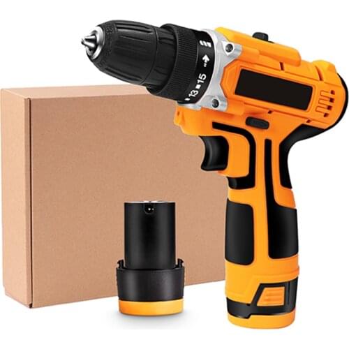 12V Cordless Electric Drill Screwdriver Rechargeable Lithium Drilling Machine Mini Hand Drill Wireless Power Tool