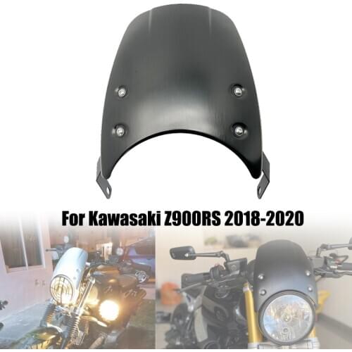 For Kawasaki Z900RS Z 900 RS Z 900RS 2018 2019 2020 Motorcycle Windshield Aluminum Wind Deflector Windscreen Fairing Wind Screen