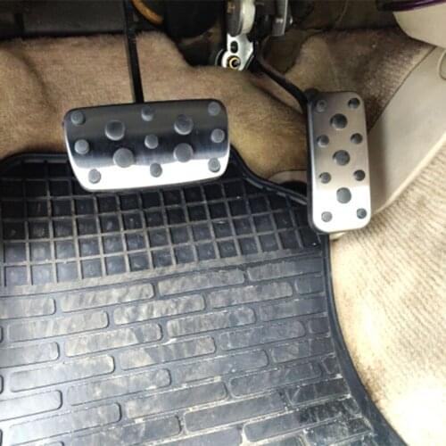 For Subaru Forester 2003-2005 Legacy 2004-2014 Outback 2004-2006 Car Stainless Steel Pedals Brake Gas Clutch Pedal Cover