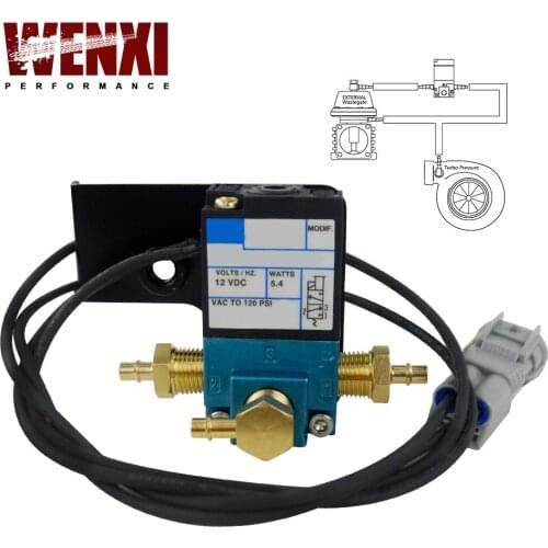 EBC 3 Port Electronic Turbo Boost Control Solenoid Valve For 08-18 Subaru STI Nickel Plug WX-ECU01